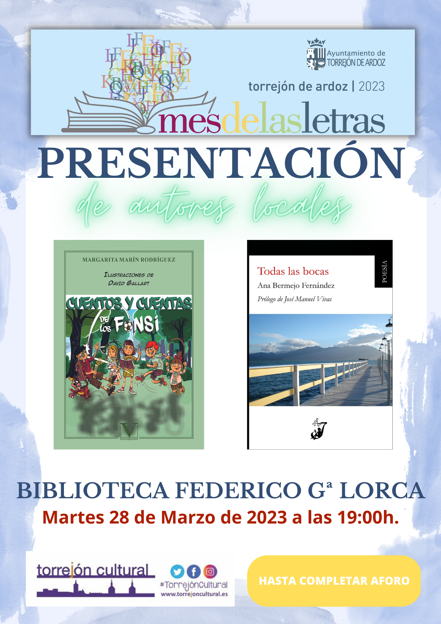 Presentación libros autores locales