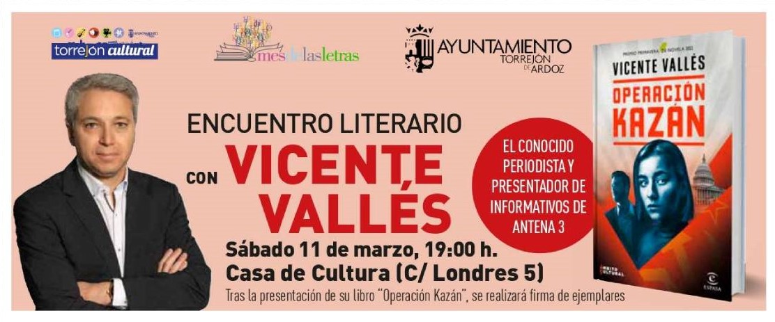 Encuentro literario con Vicente Vallés