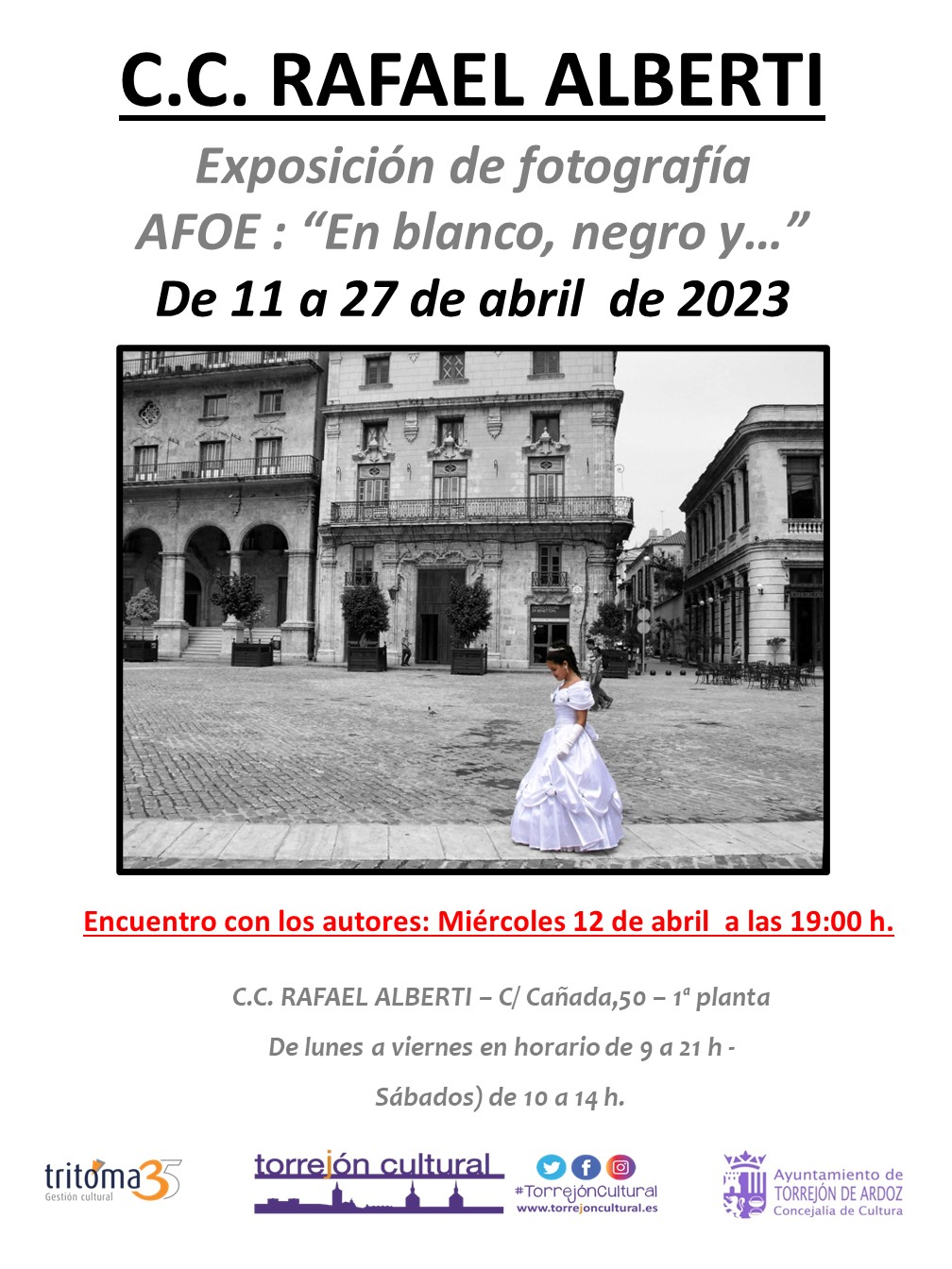 Exposición de fotografía AFOE "En blanco, negro y..."