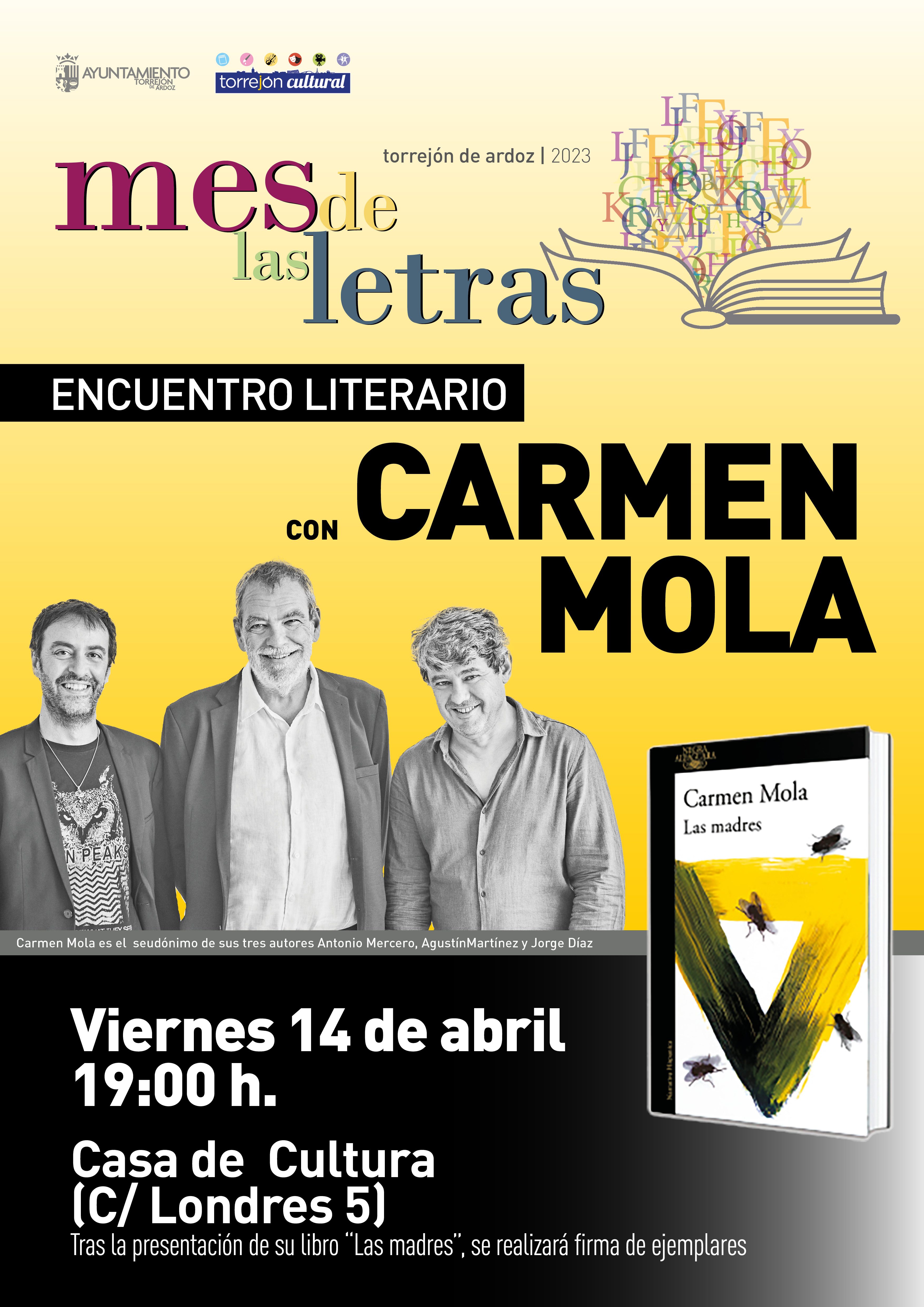 Encuentro literario con Carmen Mola
