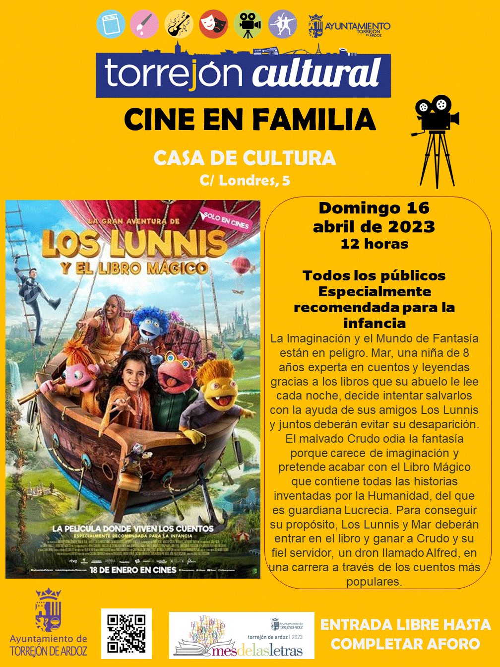 Cine en familia: Los Lunnis y el libro mágico