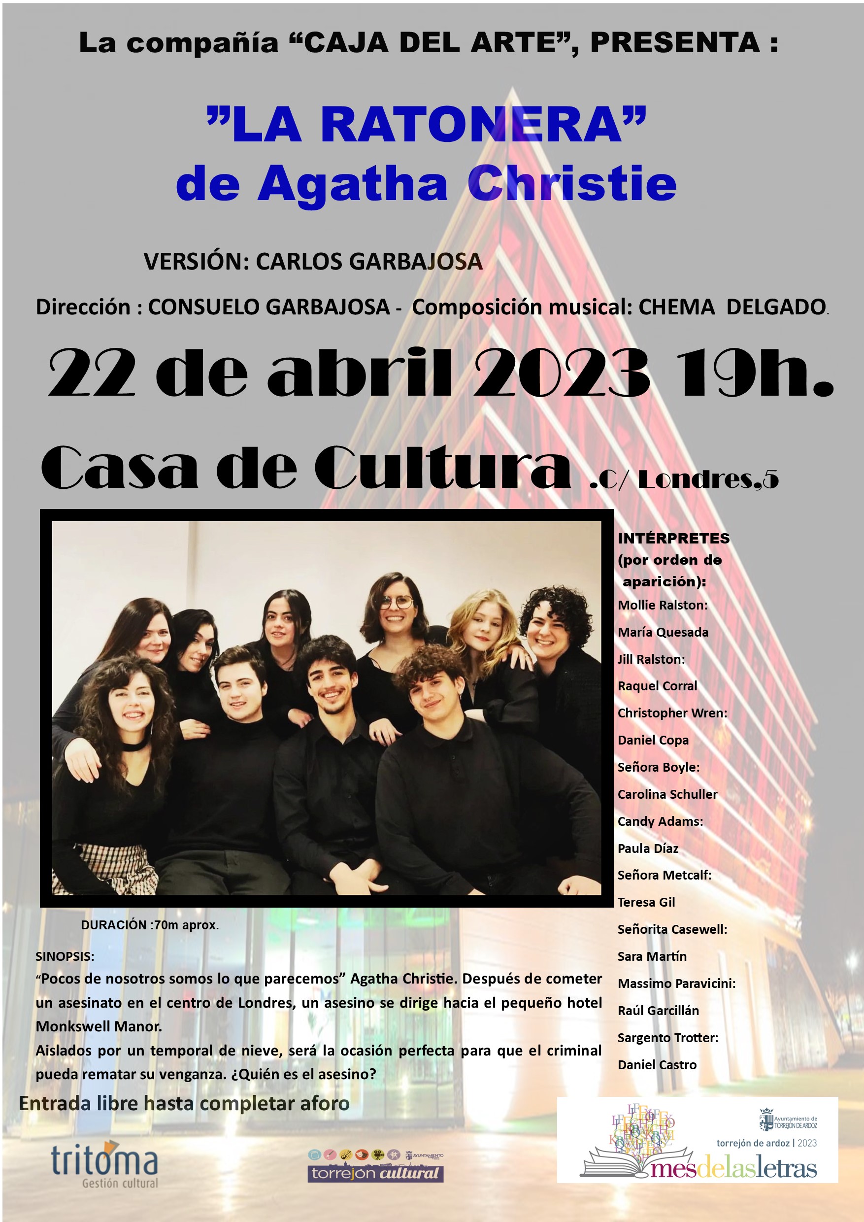 Teatro de la Compañía La Caja del Arte: La ratonera