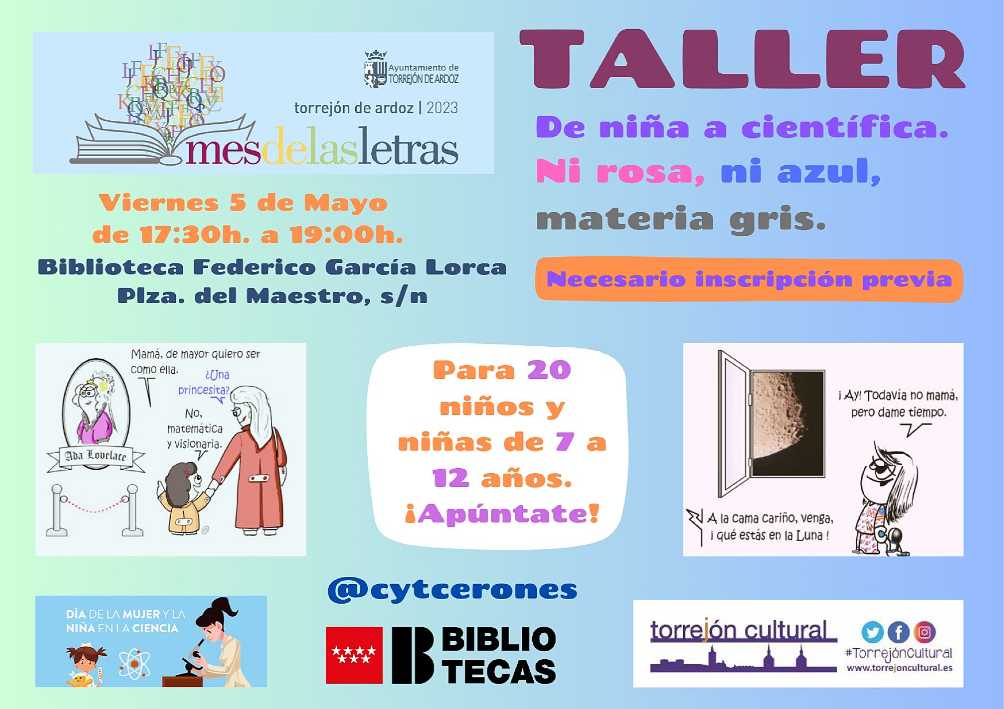 Taller "De niña a científica"