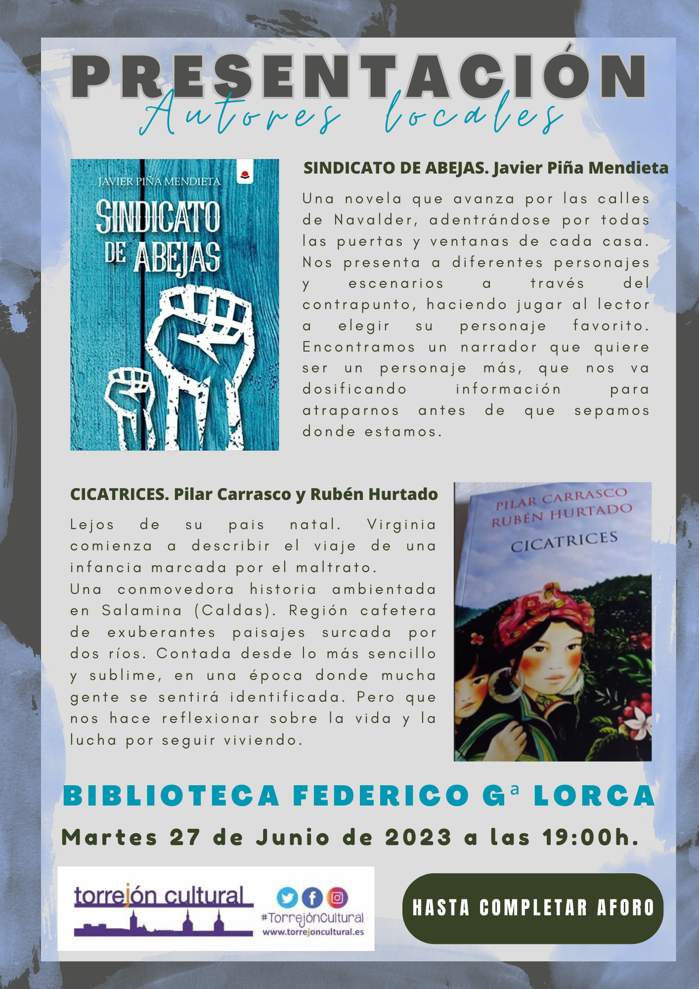 Presentación libros autores locales