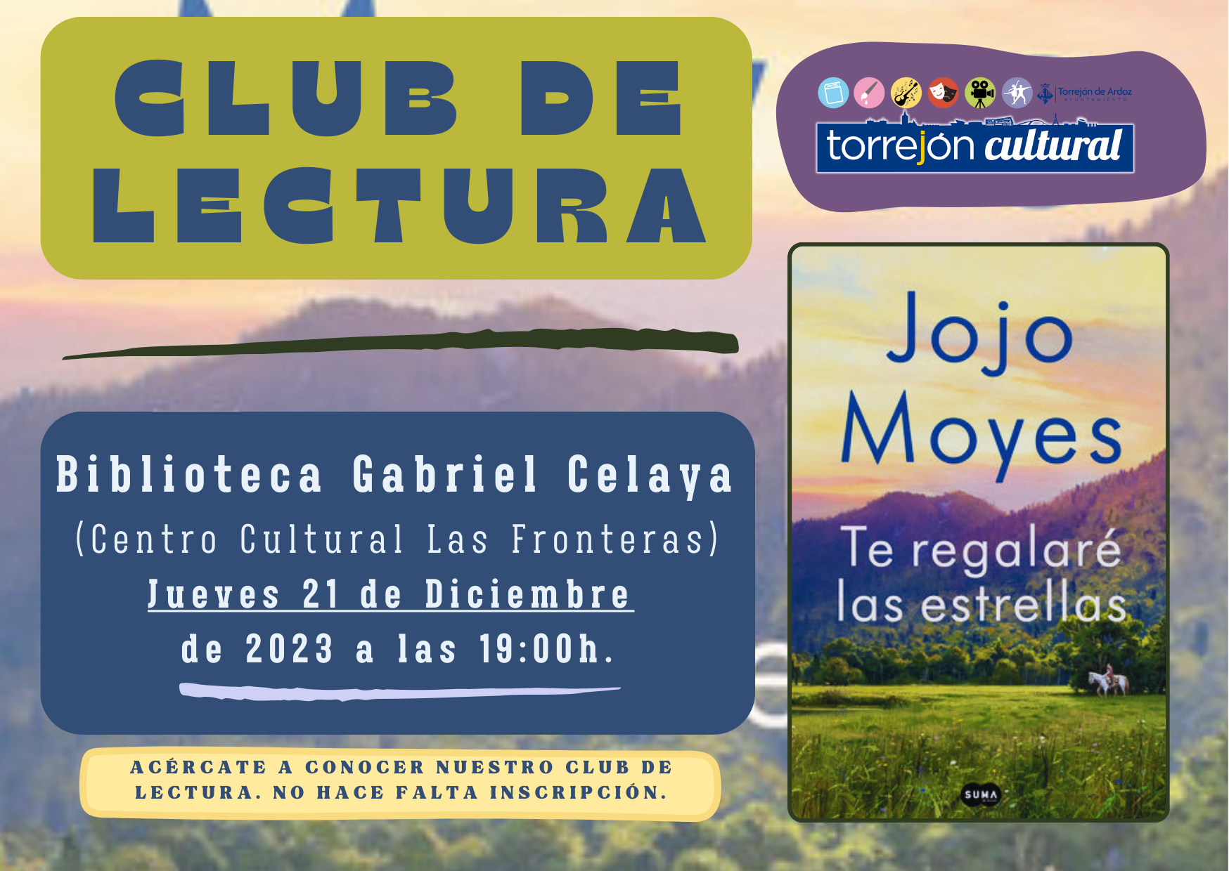 Club de lectura: Te regalaré las estrellas