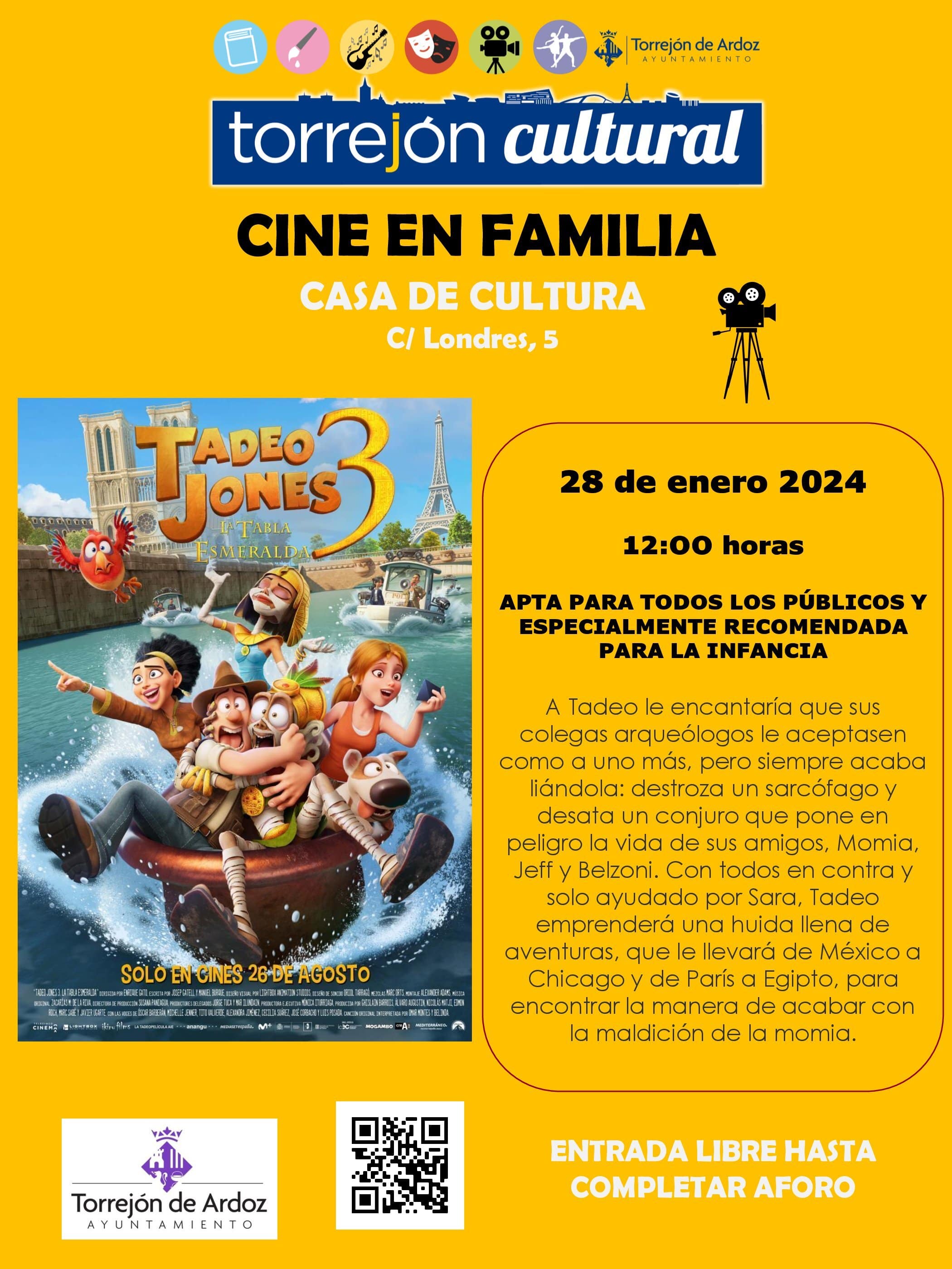 Cine en familia: Tadeo Jones 3