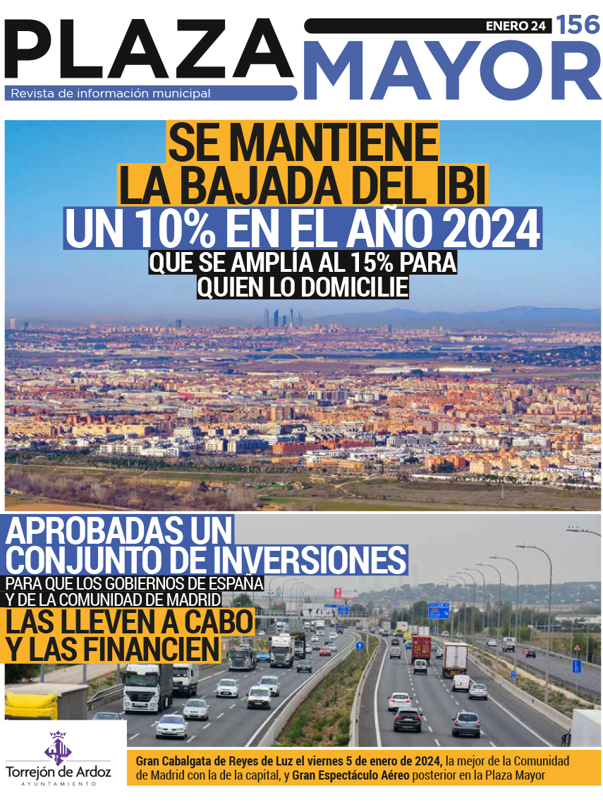 Portada Revista Plaza Mayor enero 2024