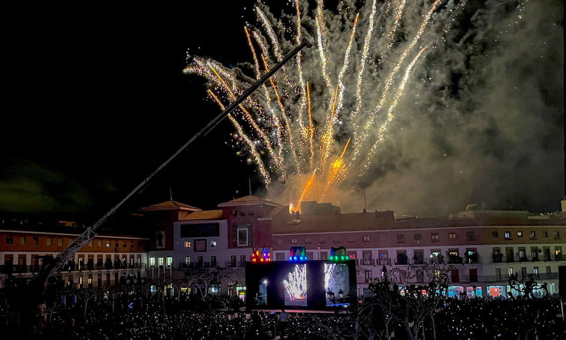 Gran Cabalgata de Reyes de Luz 2024 - Espectáculo Pirotécnico