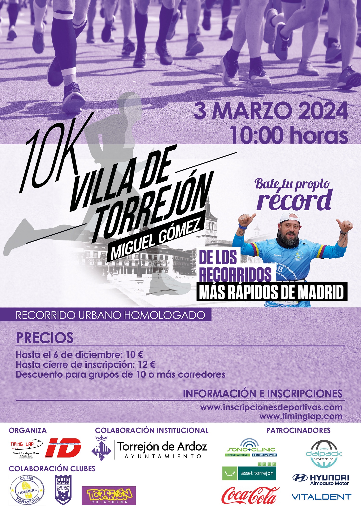 Carrera 10K Villa de Torrejón - Miguel Gómez
