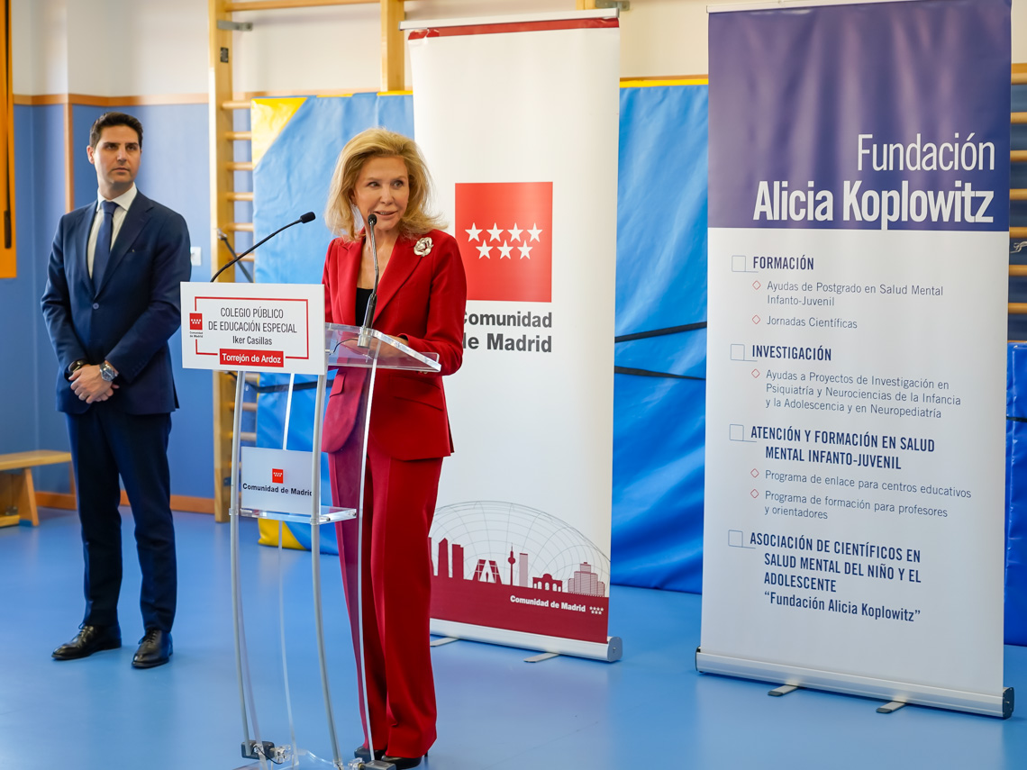 El Colegio público de Educación Especial Iker Casillas ya cuenta con un programa de salud mental desarrollado por la Comunidad de Madrid en colaboración con la Fundación Alicia Koplowitz