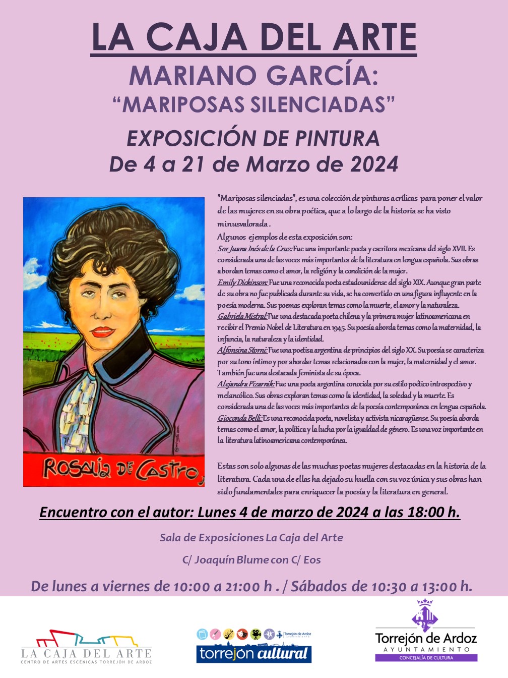 Exposición: Mariposas encendidas