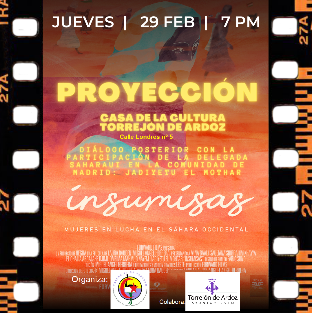 Proyección Insumisas: Mujeres en lucha en el Sáhara Occidental