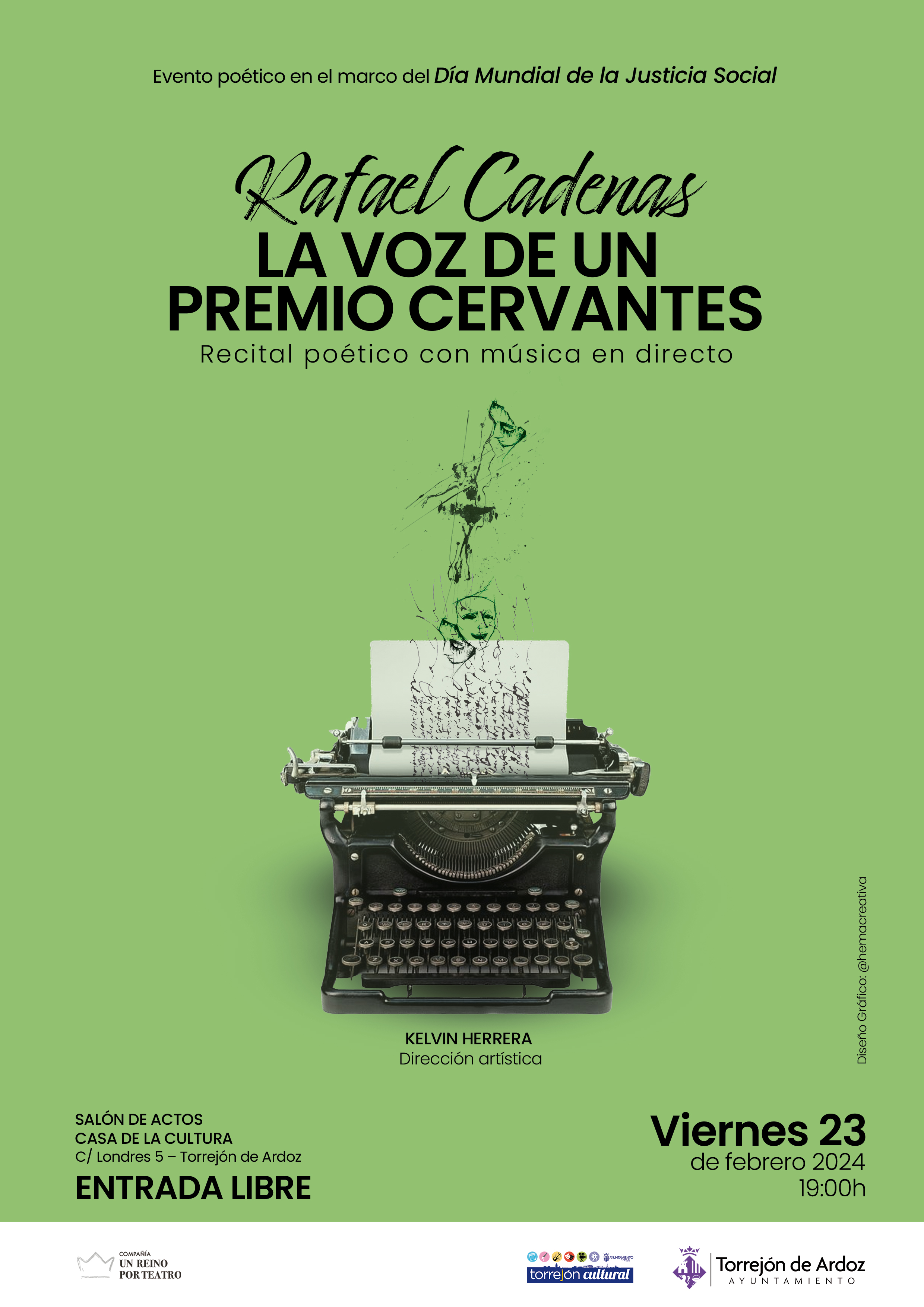 Evento poético: Rafael Cadenas, la voz de un premio Cervantes