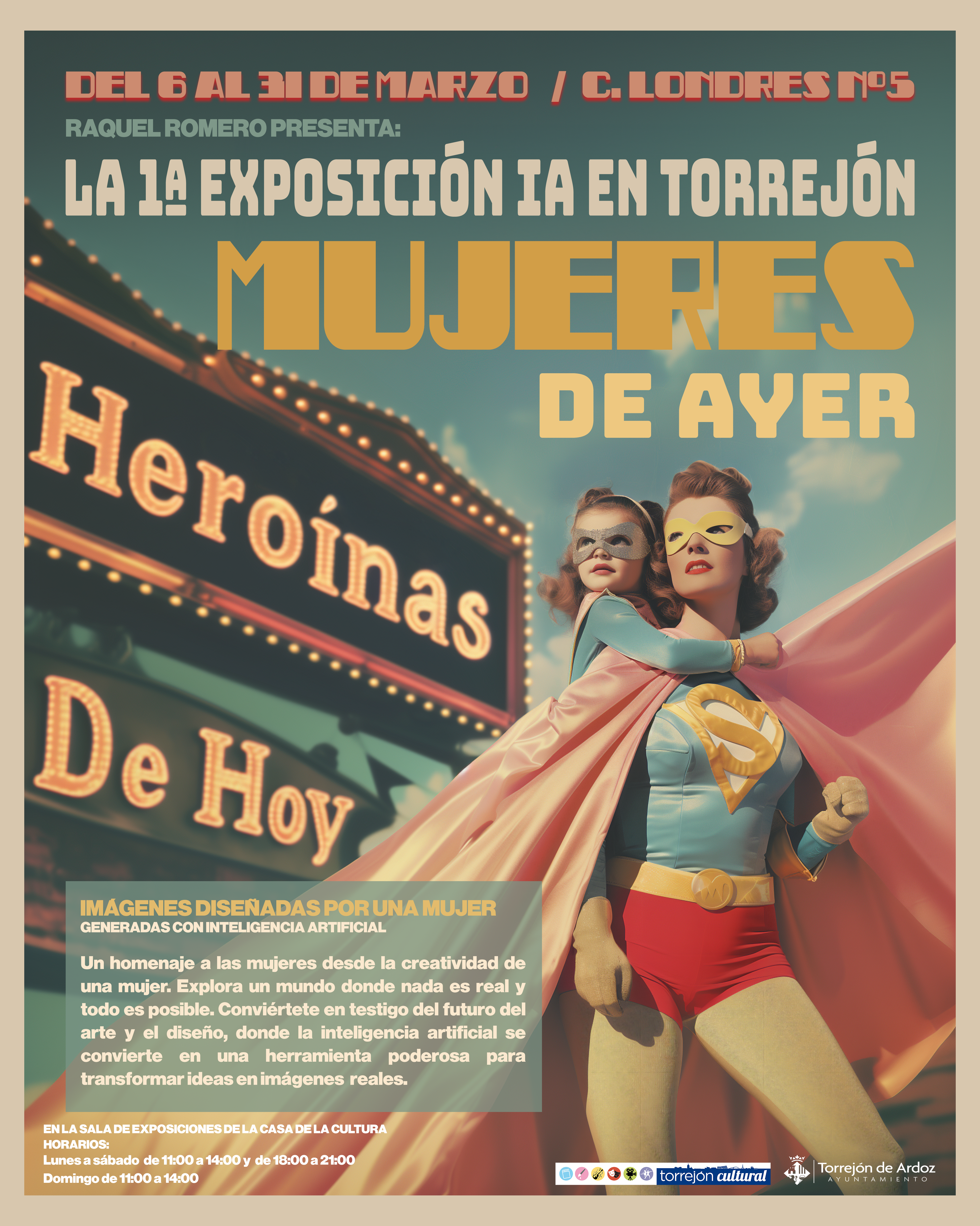 Exposición: Mujeres de ayer con Inteligencia Artificial