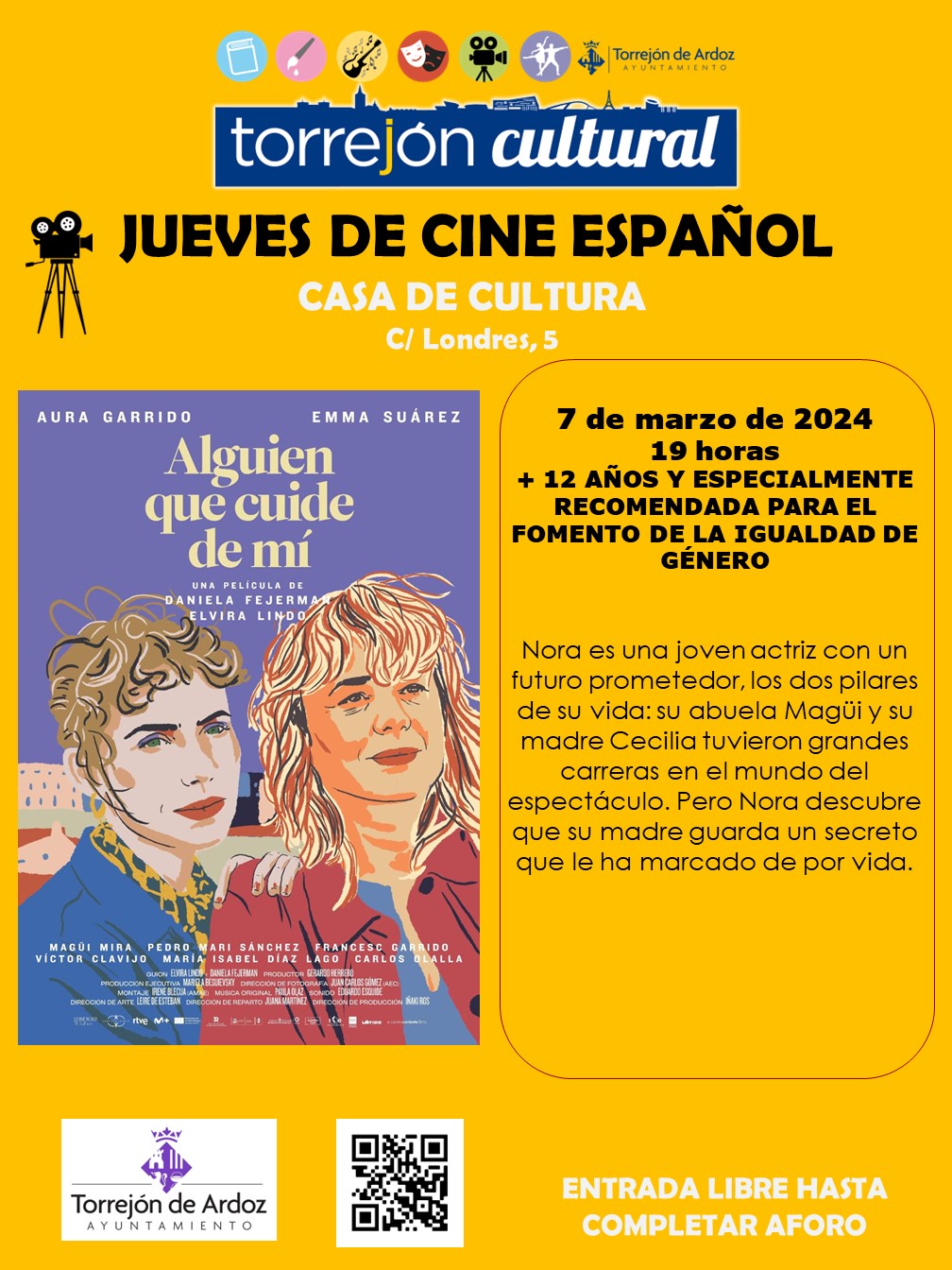 Jueves de cine español: Alguien que cuide de mi