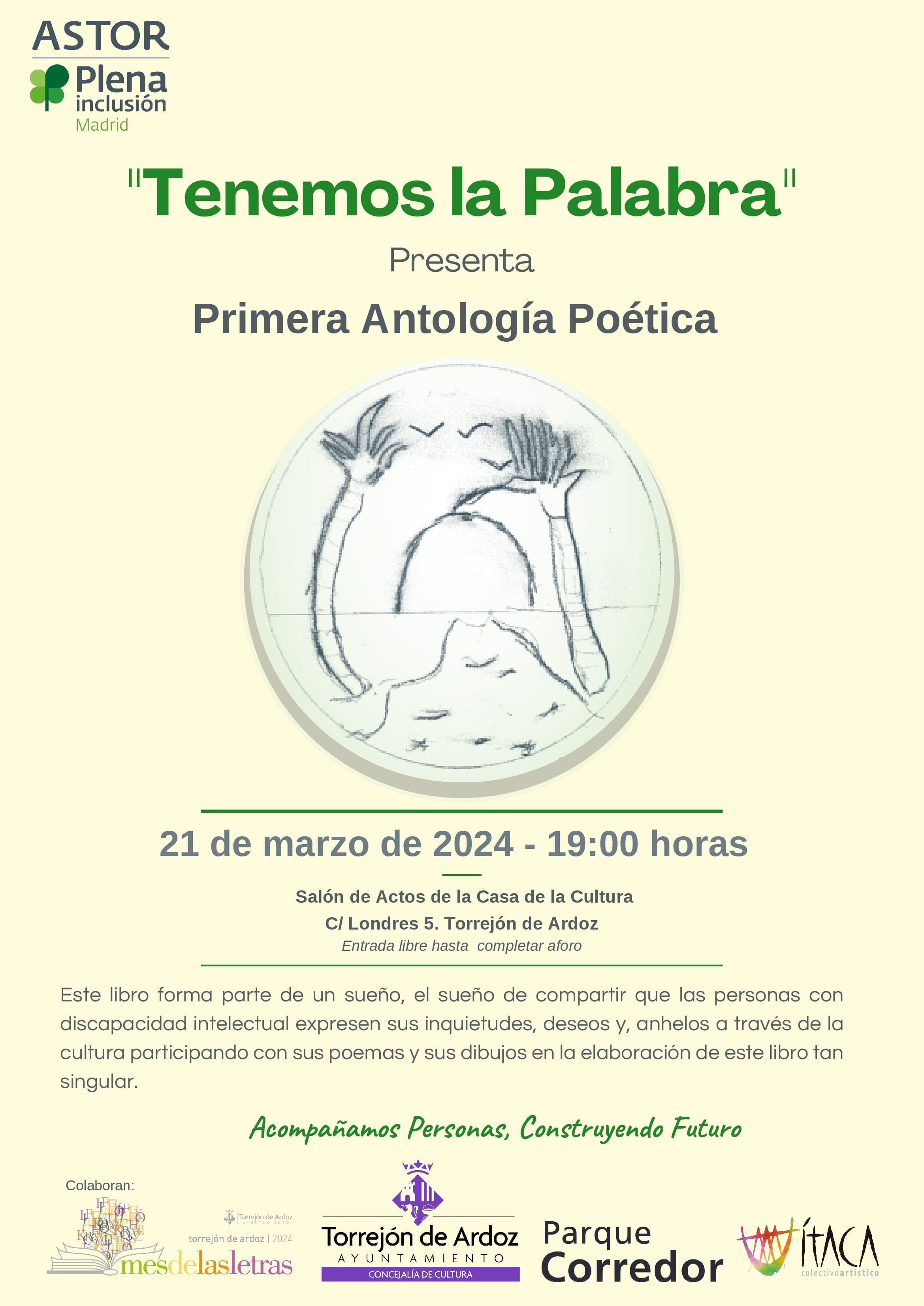 Mes de las Letras - Tenemos la palabra presenta "Primera antología poética"