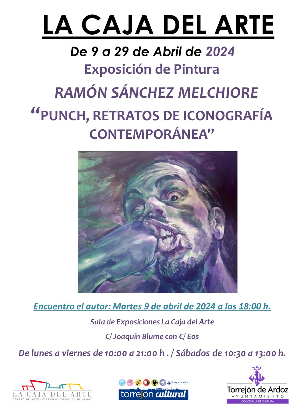 Exposición de pintura: "Punch, retratos de iconografía contemporánea" 