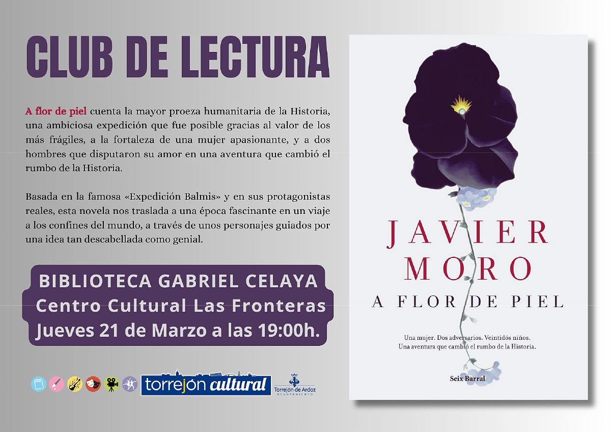 Club de Lectura: A flor de piel de Javier Moro