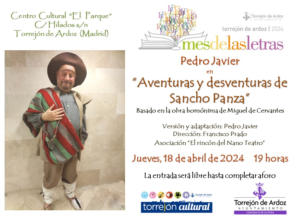 Pedro Javier en "Aventuras y desventuras de Sancho Panza"