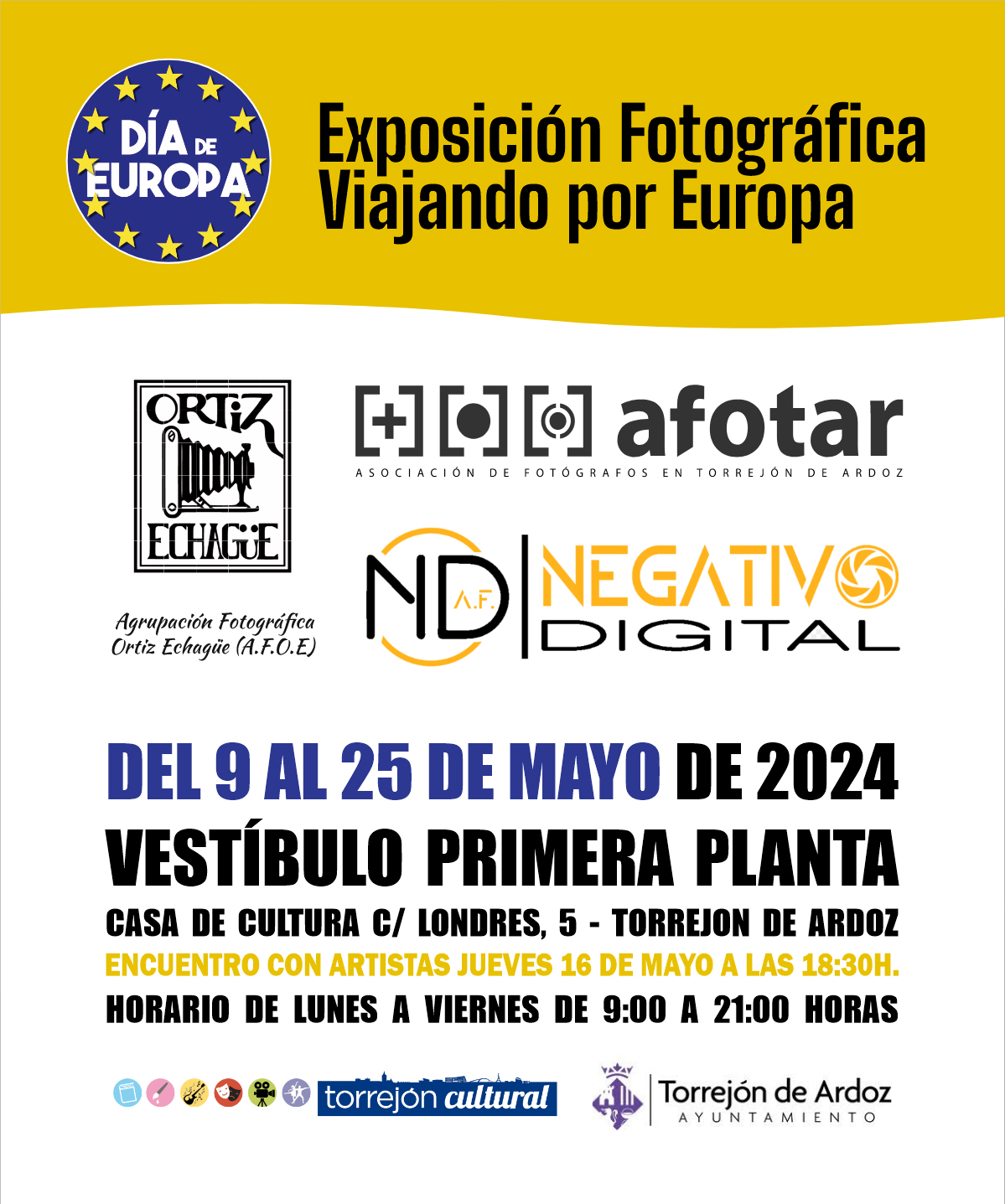 Exposición fotográfica "Viajando por Europa"