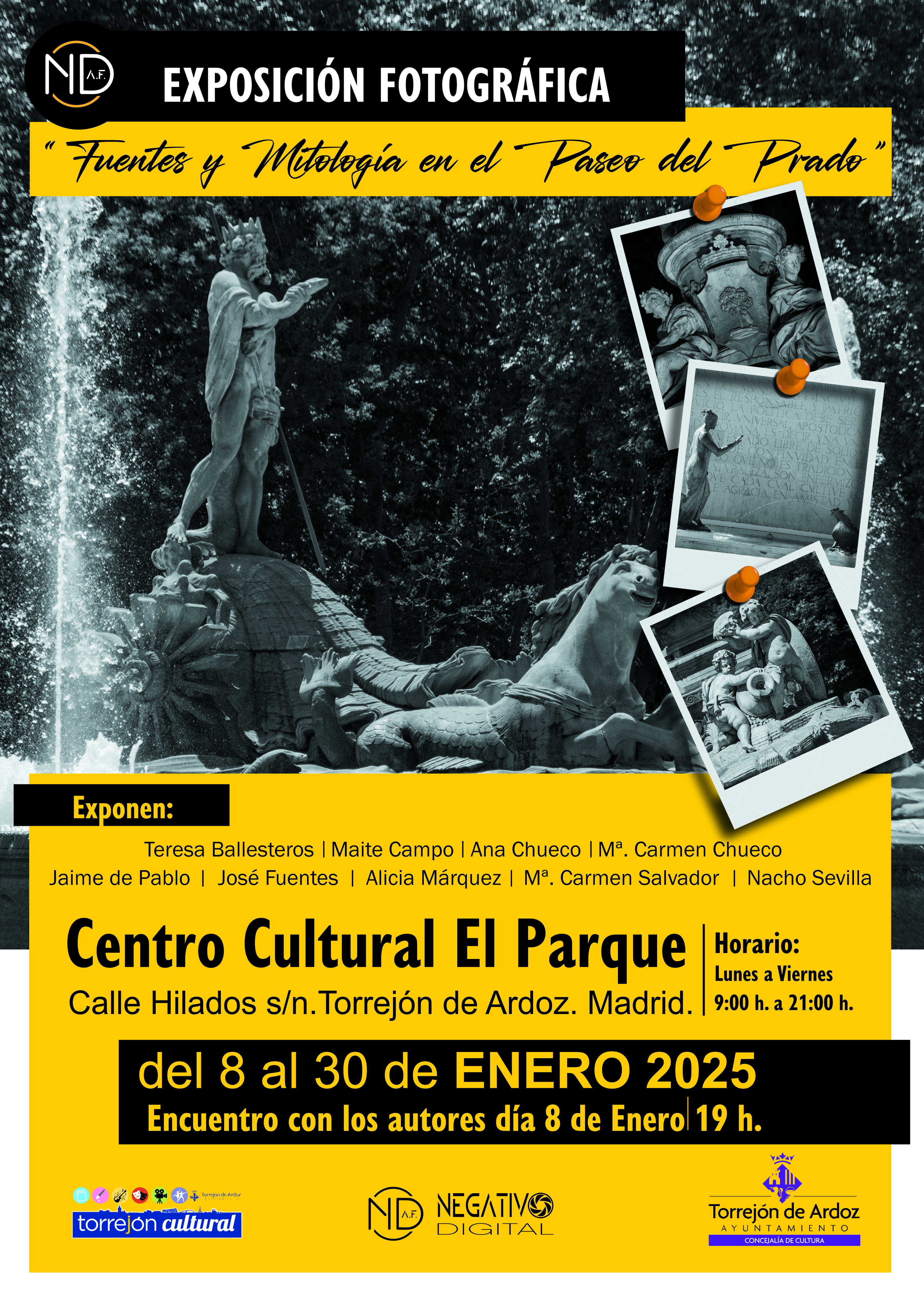 Exposición fotográfica: Fuentes y mitología en el Paseo del Prado