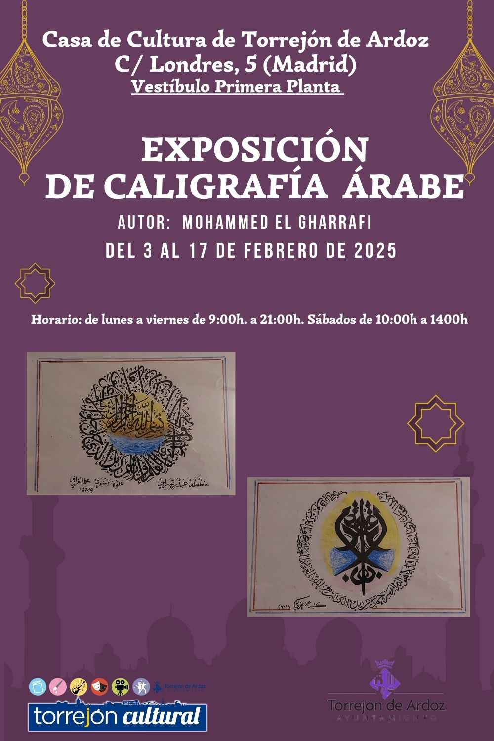 Exposición de caligrafía árabe