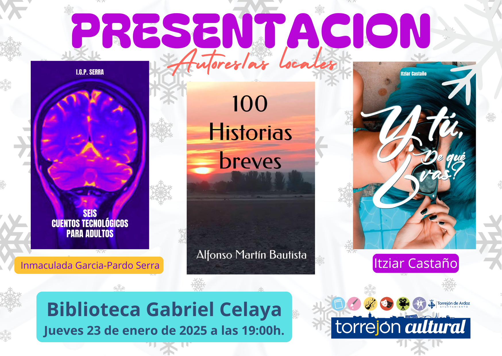 Presentación libros autores locales