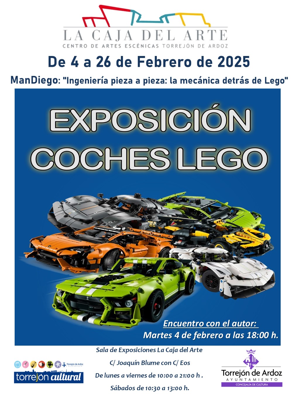 Exposición coches Lego