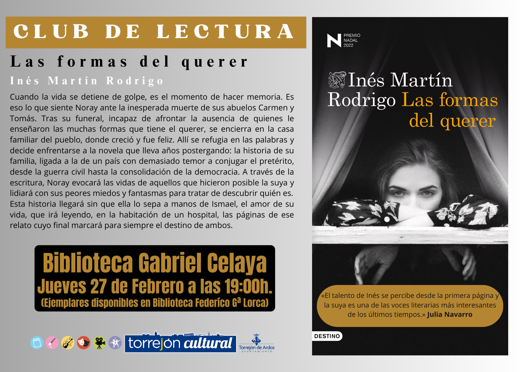 Club de lectura: Las formas del querer