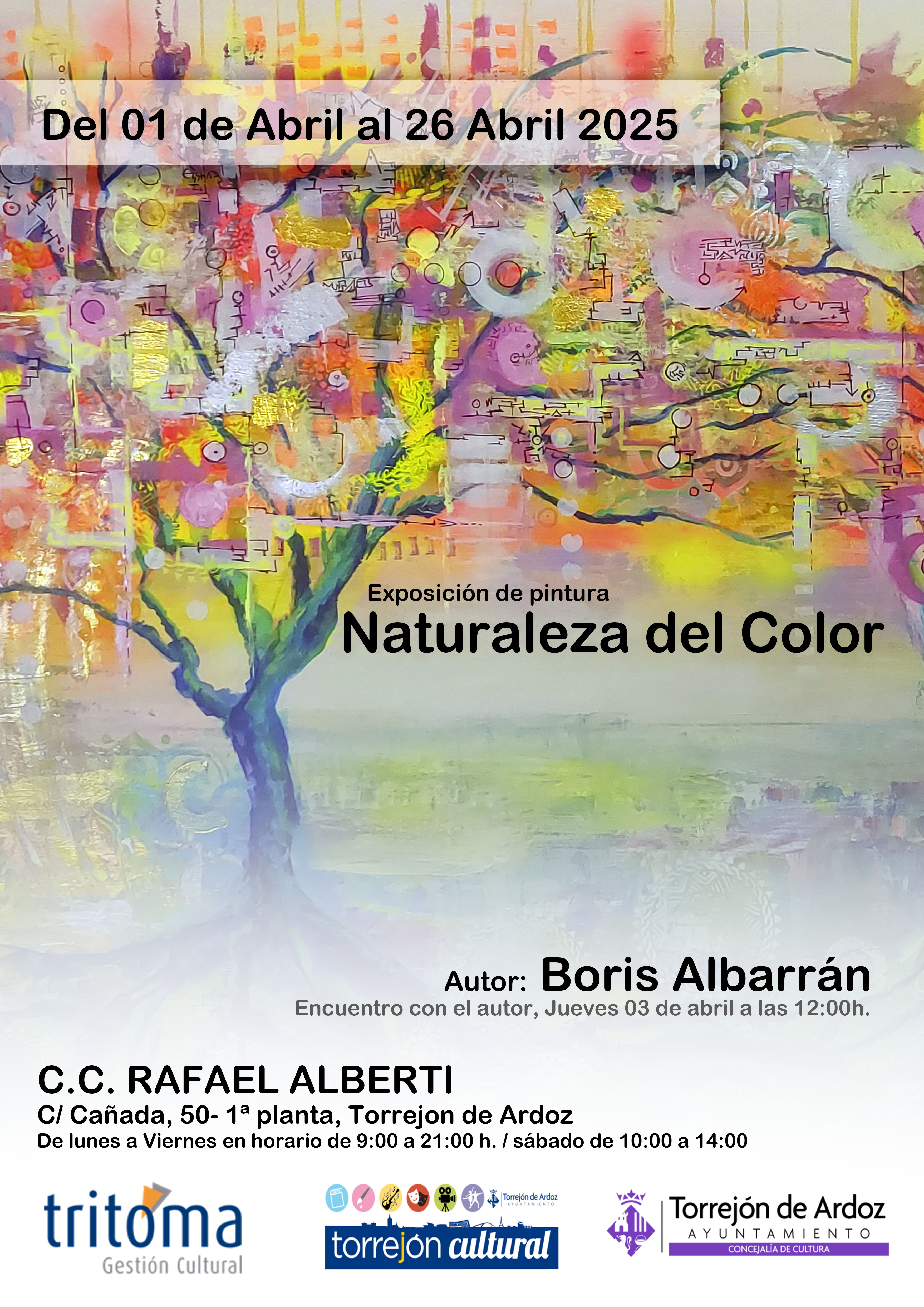 Exposición de pintura: Naturaleza del color