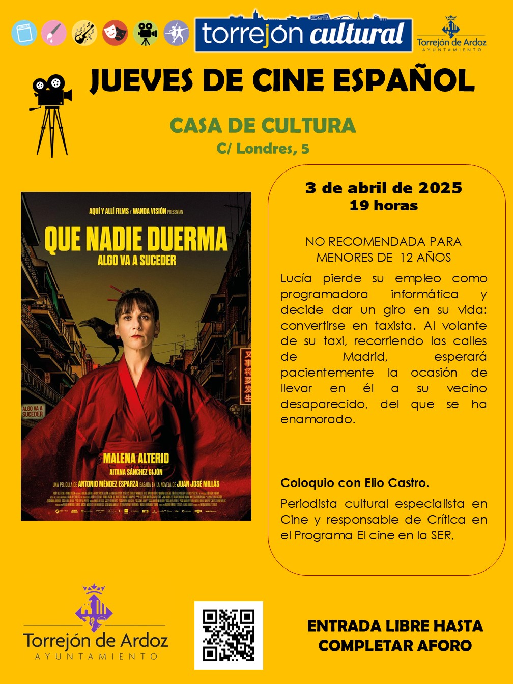 Jueves de cine español: Que nadie duerma