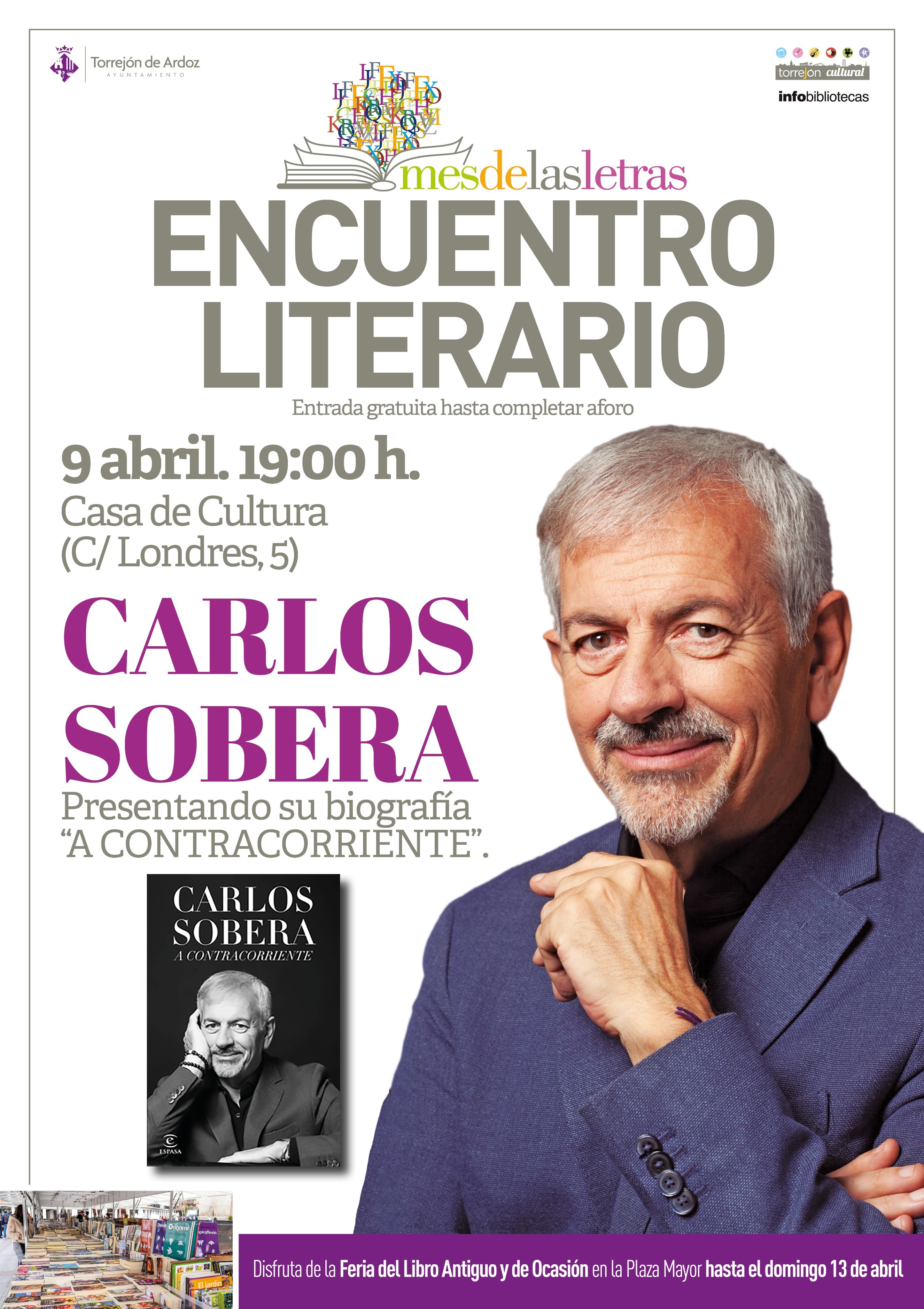 Encuentro literario con Carlos Sobera 