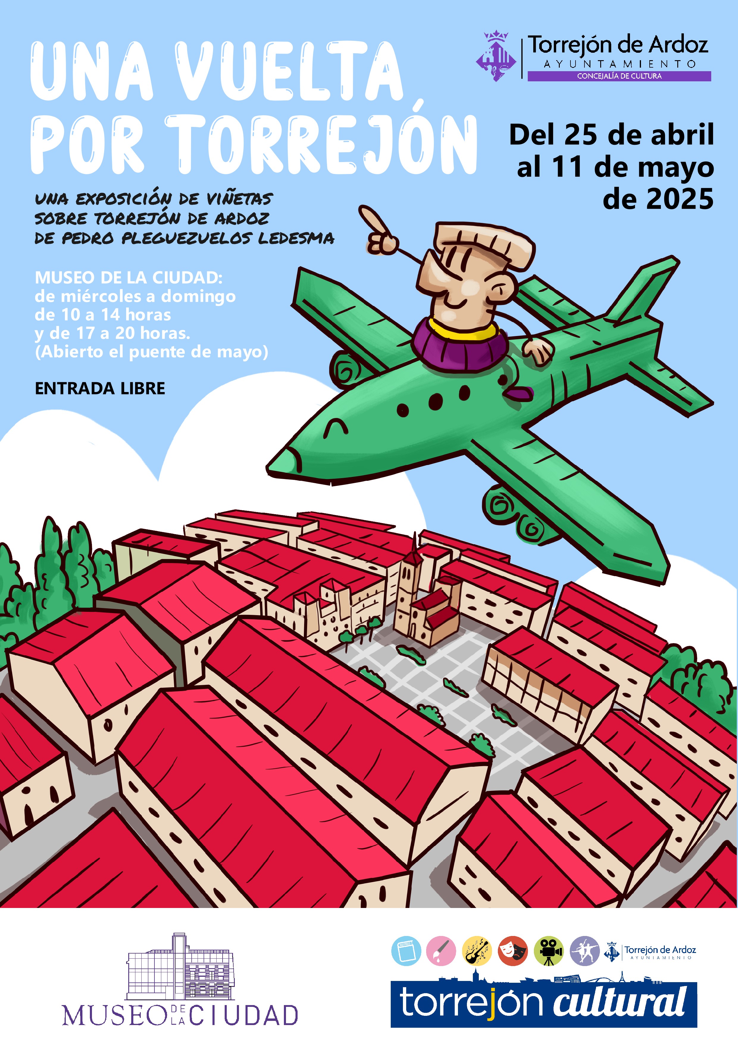 Exposición de viñetas "Una vuelta por Torrejón"