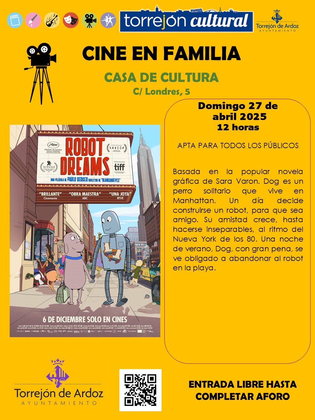 Cine en familia: Robot Dreams