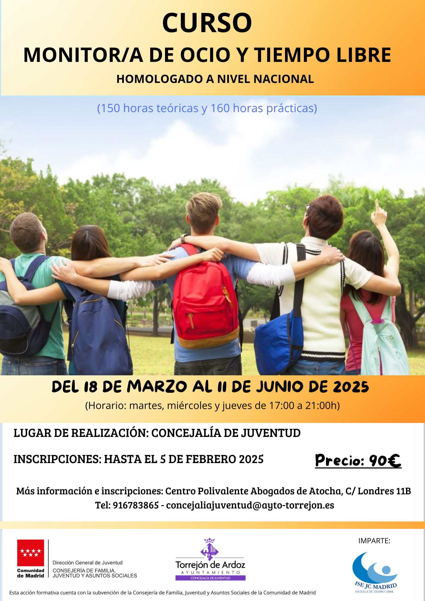 CARTEL CURSO DE MONITORES