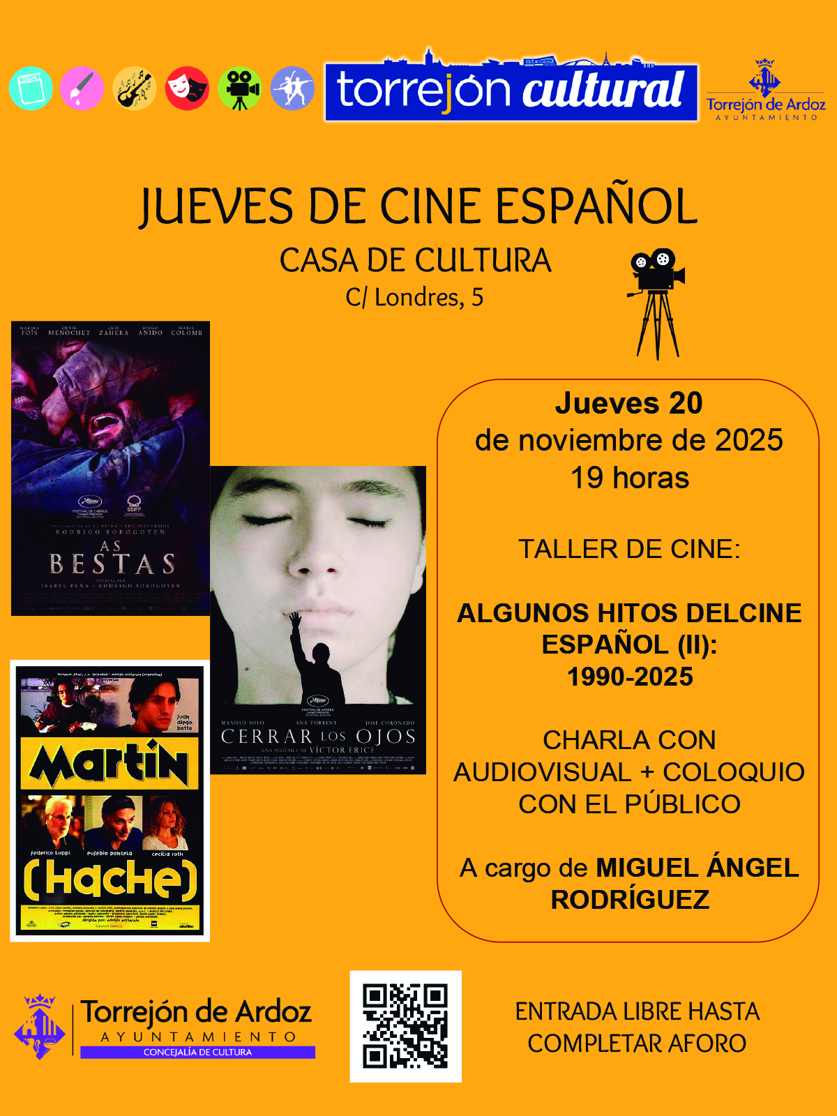 Jueves de Cine Español - Taller de Cine
