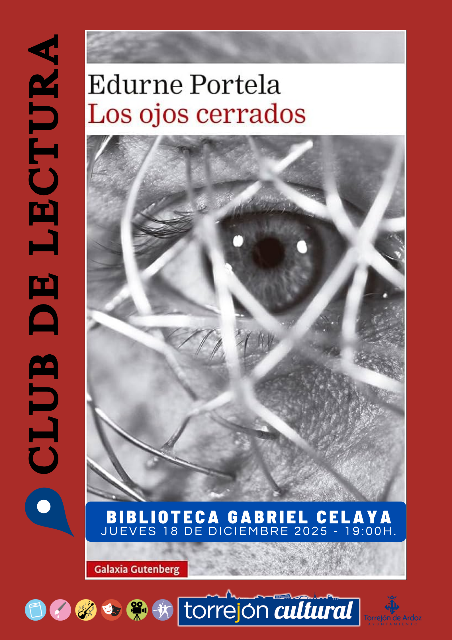 Club de Lectura: Los ojos cerrados