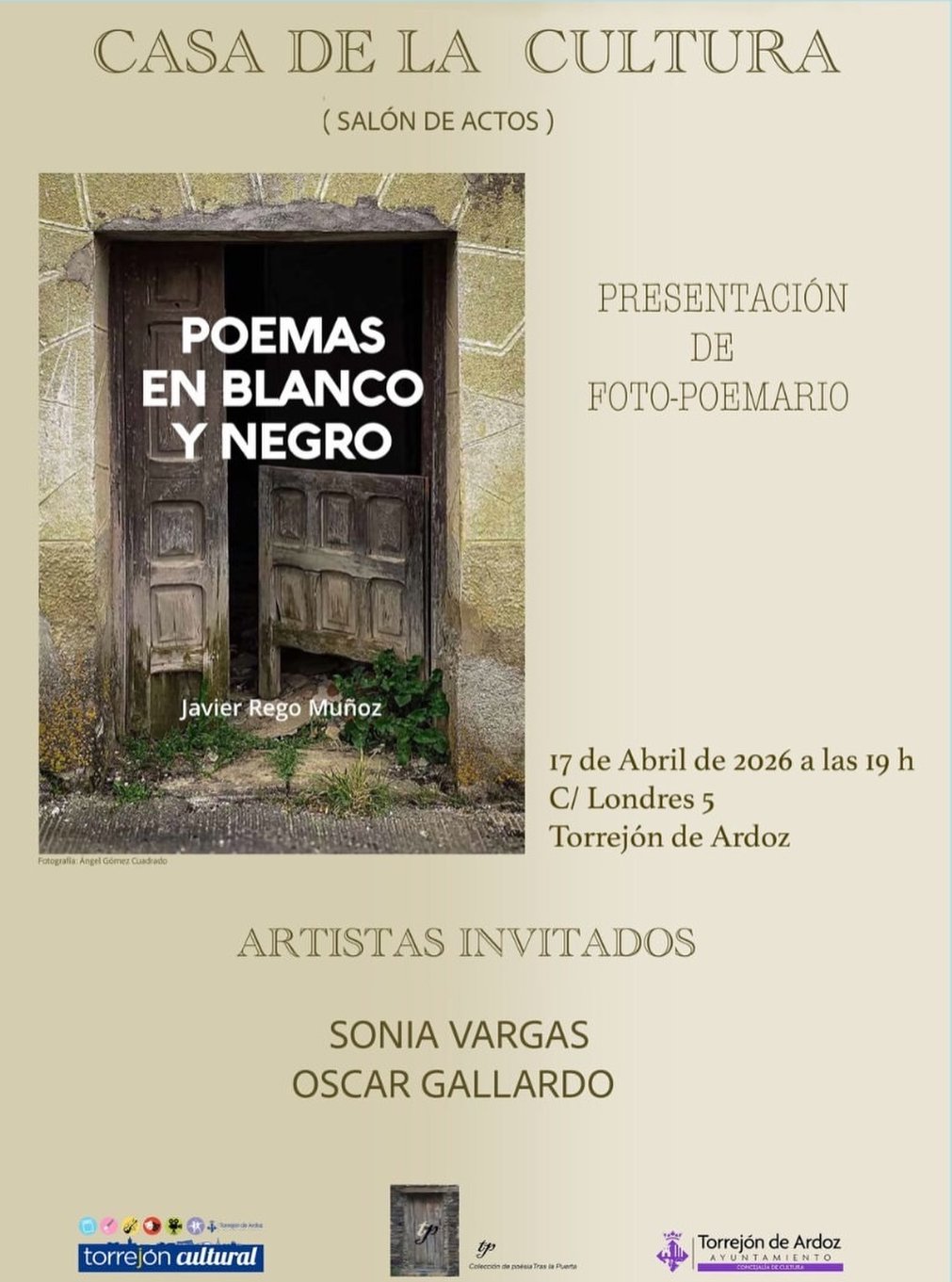 Presentación del foto-poemario, Poemas en blanco y negro