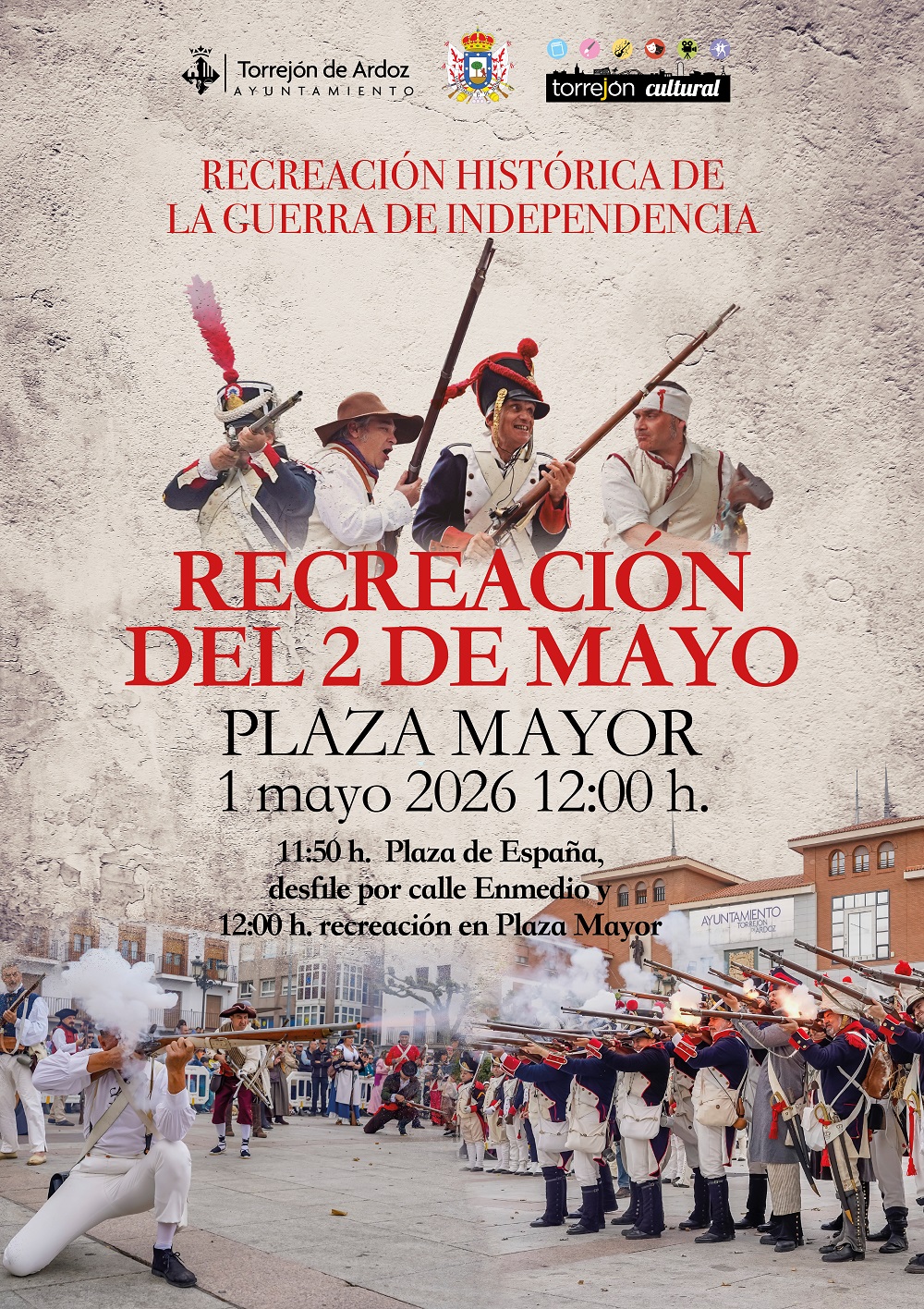 Recreación histórica de la Guerra de la Independencia
