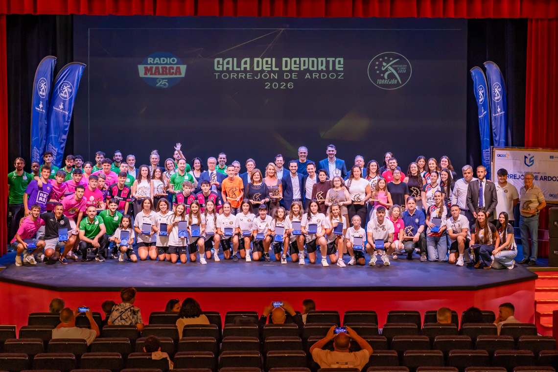 Torrejón de Ardoz brilla en la Gala del Deporte de Radio Marca