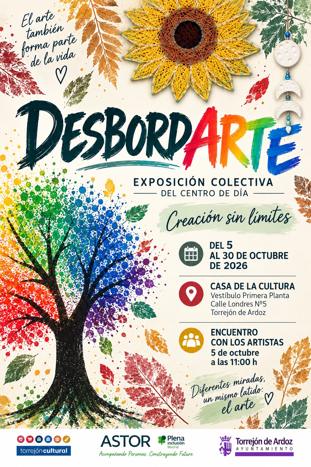 Exposición de los alumnos de ASTOR DesbordARTE