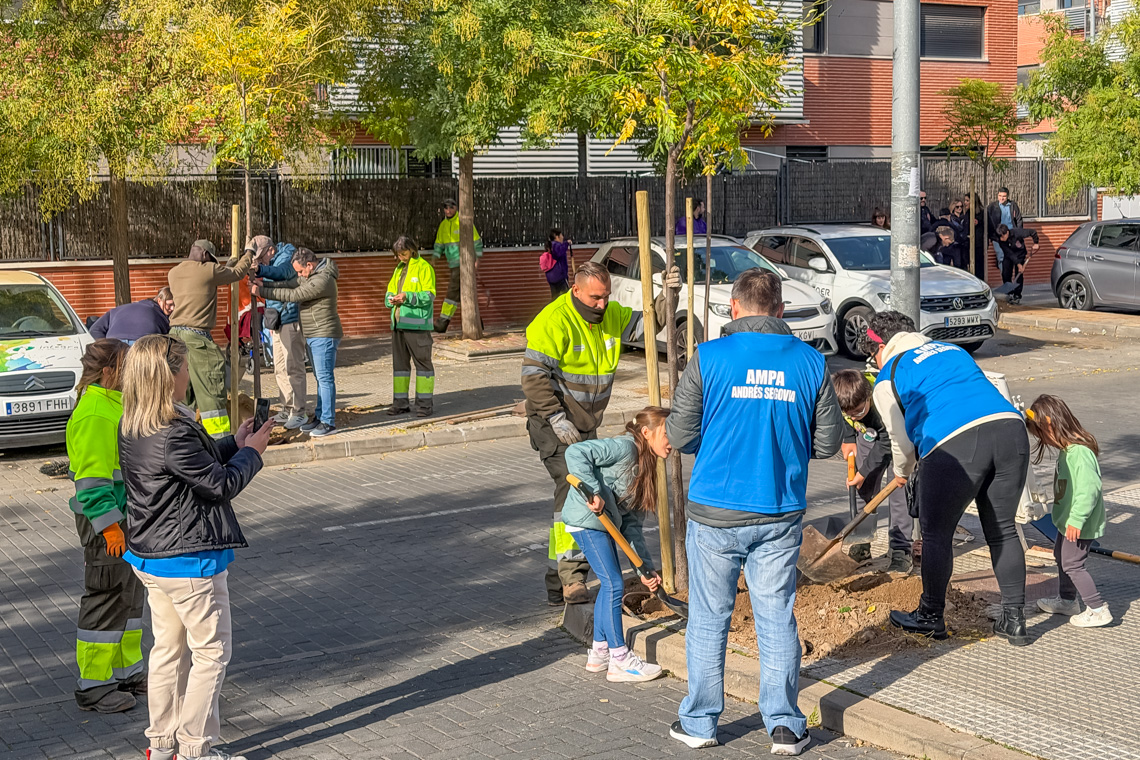 Torrejón de Ardoz se une al Día Internacional Contra el Cambio Climático plantando 105 árboles
