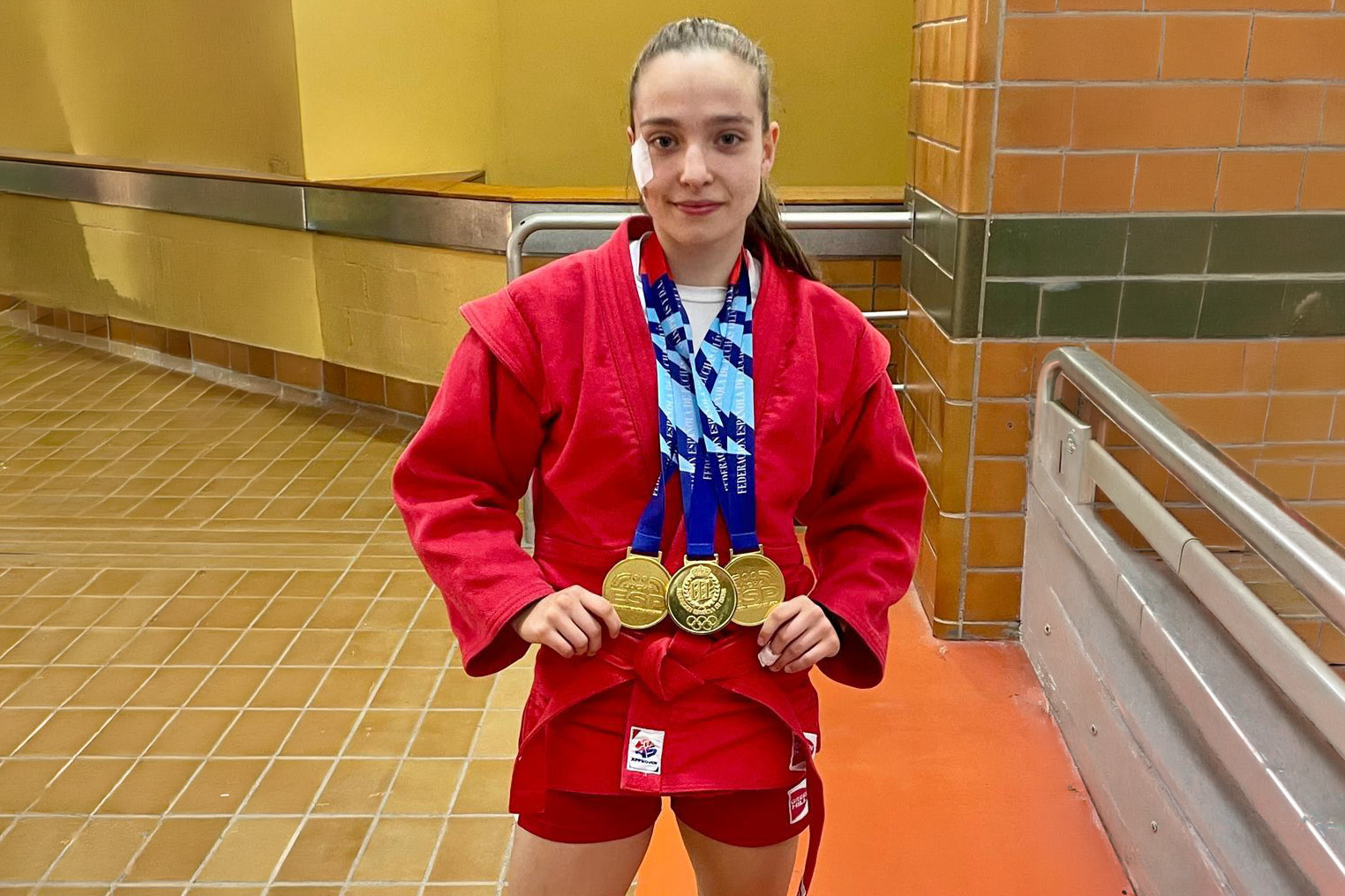 Carolina Caro, la luchadora de Torrejón de Ardoz, se queda a las puertas del podio en el Campeonato del Mundo de sambo