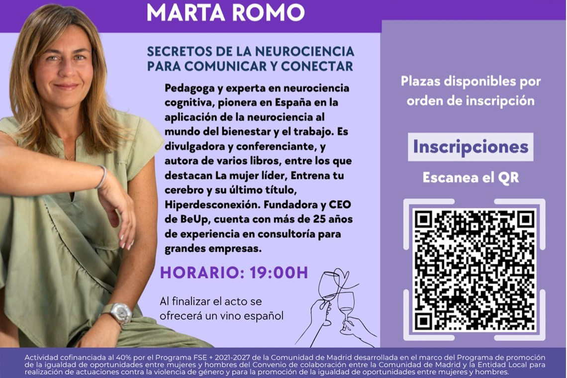 Torrejón de Ardoz acoge la jornada sobre neurociencia y emprendimiento femenino