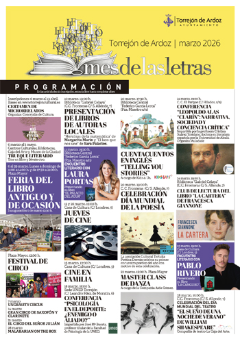 Mes de las Letras marzo 2026