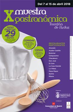 cartel muestra gastronomica