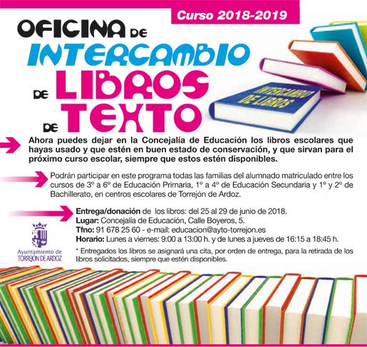 cartel donacion de libros