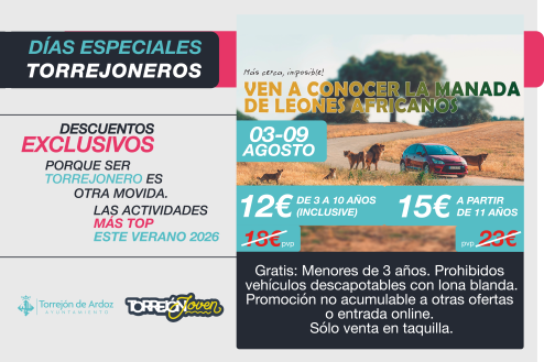 Safari Madrid, última cita de los Días Especiales de Torrejón 