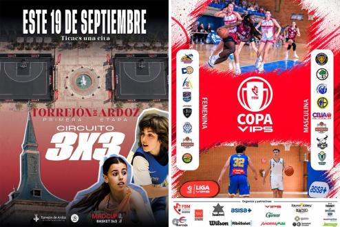 Los torneos de baloncesto MadCup 3x3 y la Copa VIPS