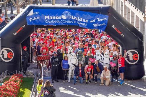 La salida contó con la presencia de personajes de La Guerra de las Galaxias
